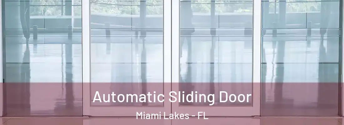 Automatic Sliding Door Miami Lakes - FL