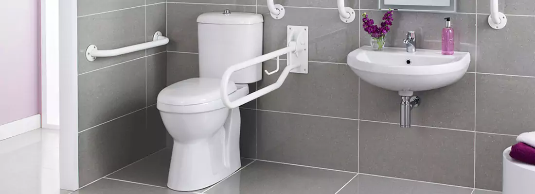 Modern Handicap Bathroom Solutions with Safety Features in Miami Lakes, FL